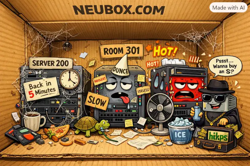 Neubox server room, decorative image
